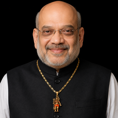 Amit Shah's Gold Plated Lord Shiva Pendant Necklace – Devotional & Powerful Design