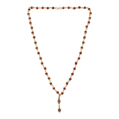 Amit Shah's Gold Plated Ram Naam Gada Pendant Necklace – Spiritual Strength & Protection